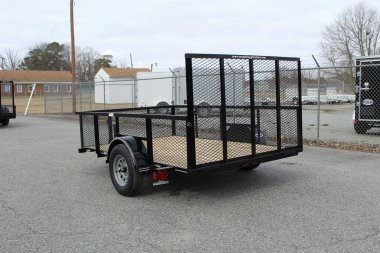 New 2024 TEXAS BRAGG TRAILERS 6x10LD w/ Gate and 2ft Expanded Sides Utility Trailer