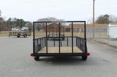 New 2024 TEXAS BRAGG TRAILERS 6x10LD w/ Gate and 2ft Expanded Sides Utility Trailer