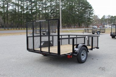 New 2024 TEXAS BRAGG TRAILERS 6x10LD w/ Gate and 2ft Expanded Sides Utility Trailer
