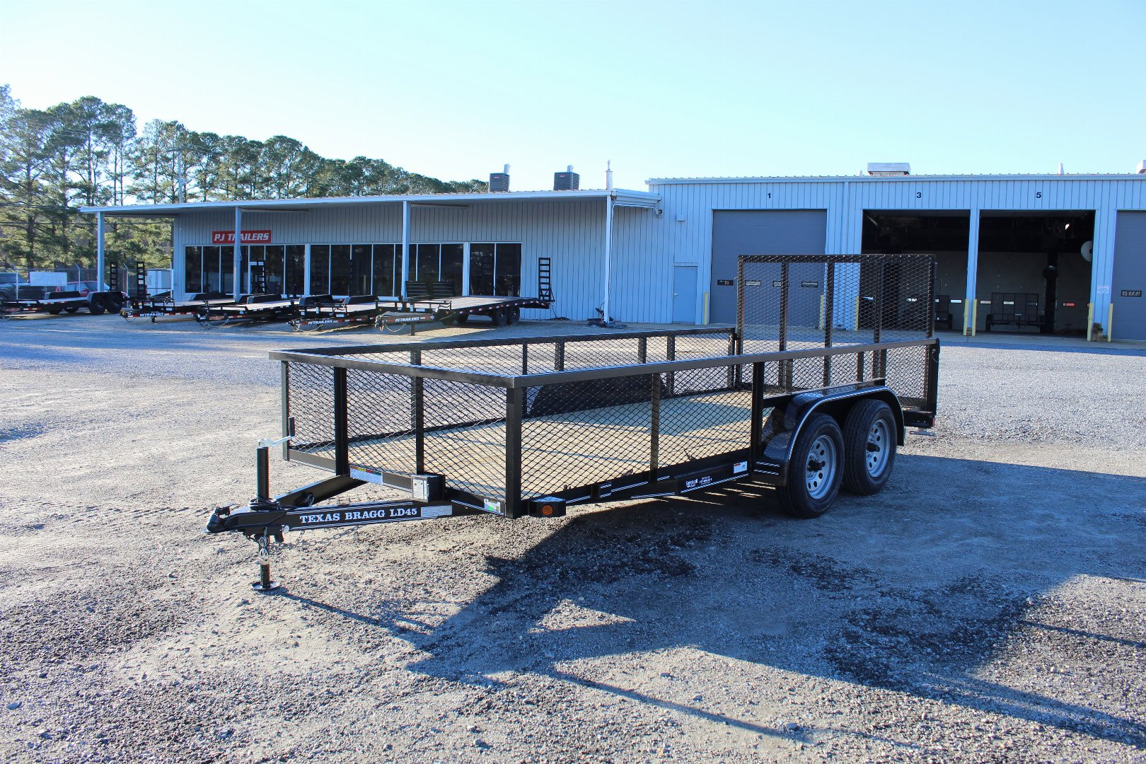 New 2024 TEXAS BRAGG TRAILERS 14LD w/ 2' Sides & Gate Utility Trailer