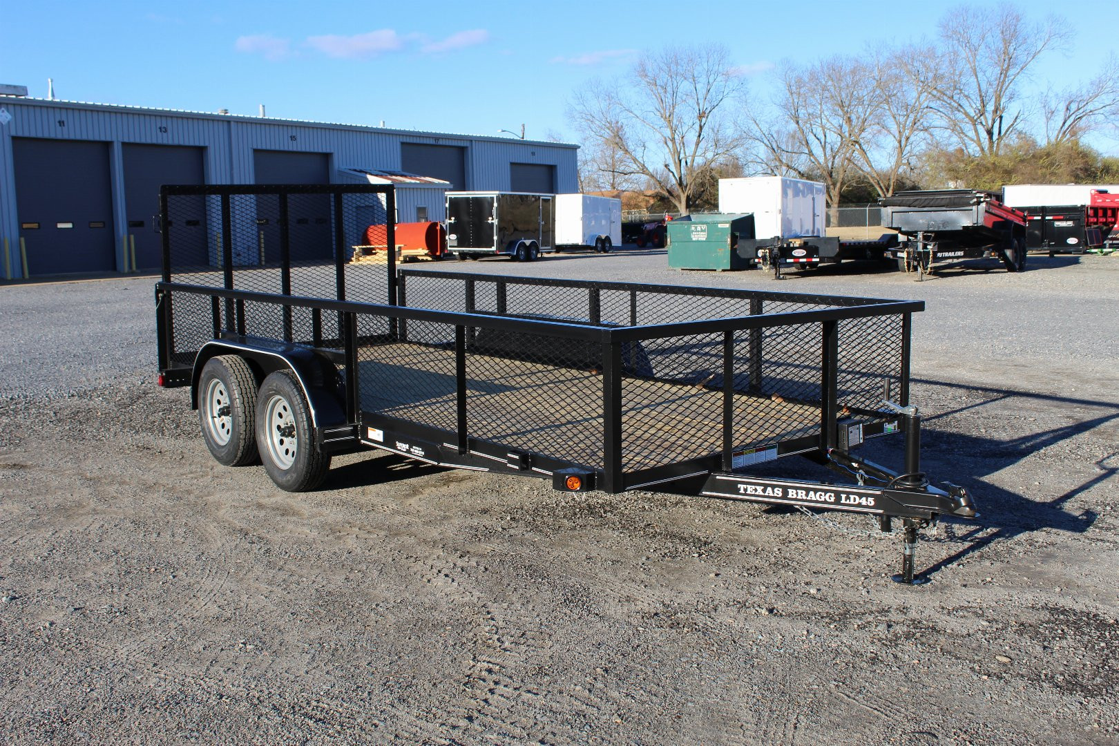 New 2024 TEXAS BRAGG TRAILERS 14LD w/ 2' Sides & Gate Utility Trailer