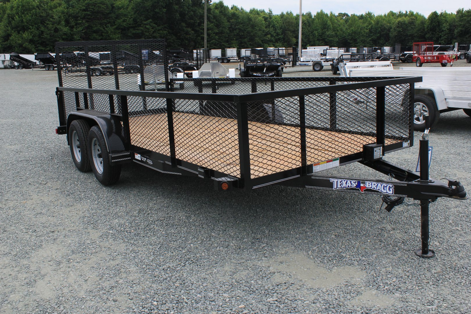 New 2024 TEXAS BRAGG TRAILERS 16LD w/ 2' Sides & Gate Utility Trailer