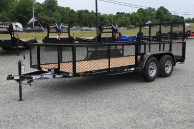 New 2024 TEXAS BRAGG TRAILERS 16LD w/ 2' Sides & Gate Utility Trailer