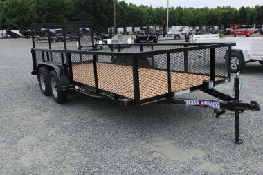 New 2024 TEXAS BRAGG TRAILERS 16LD w/ 2' Sides & Gate Utility Trailer
