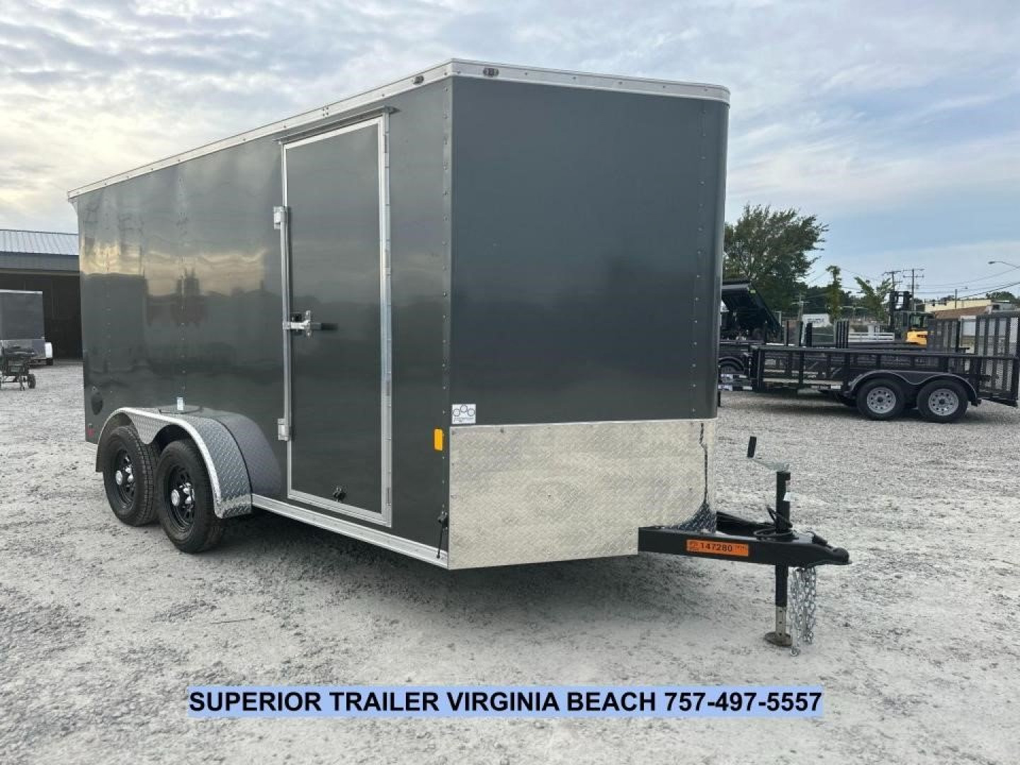 New 2025 CONTINENTAL CARGO 7x14 w/ Ramp Door Cargo / Enclosed Trailer
