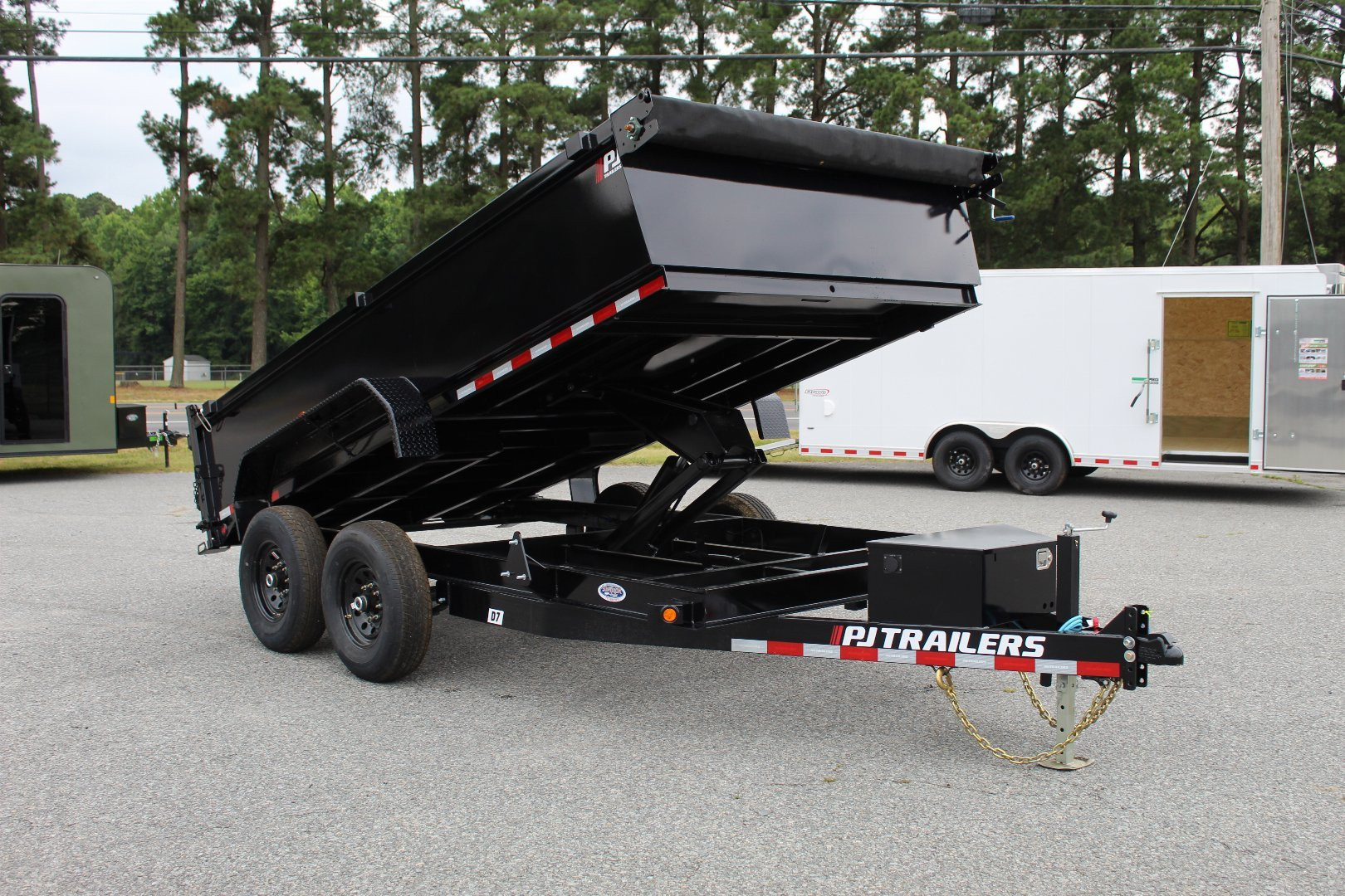 New 2025 PJ Trailers D7 7x14 14K Dump Trailer HOT ITEM WHILE SUPPLIES LAST