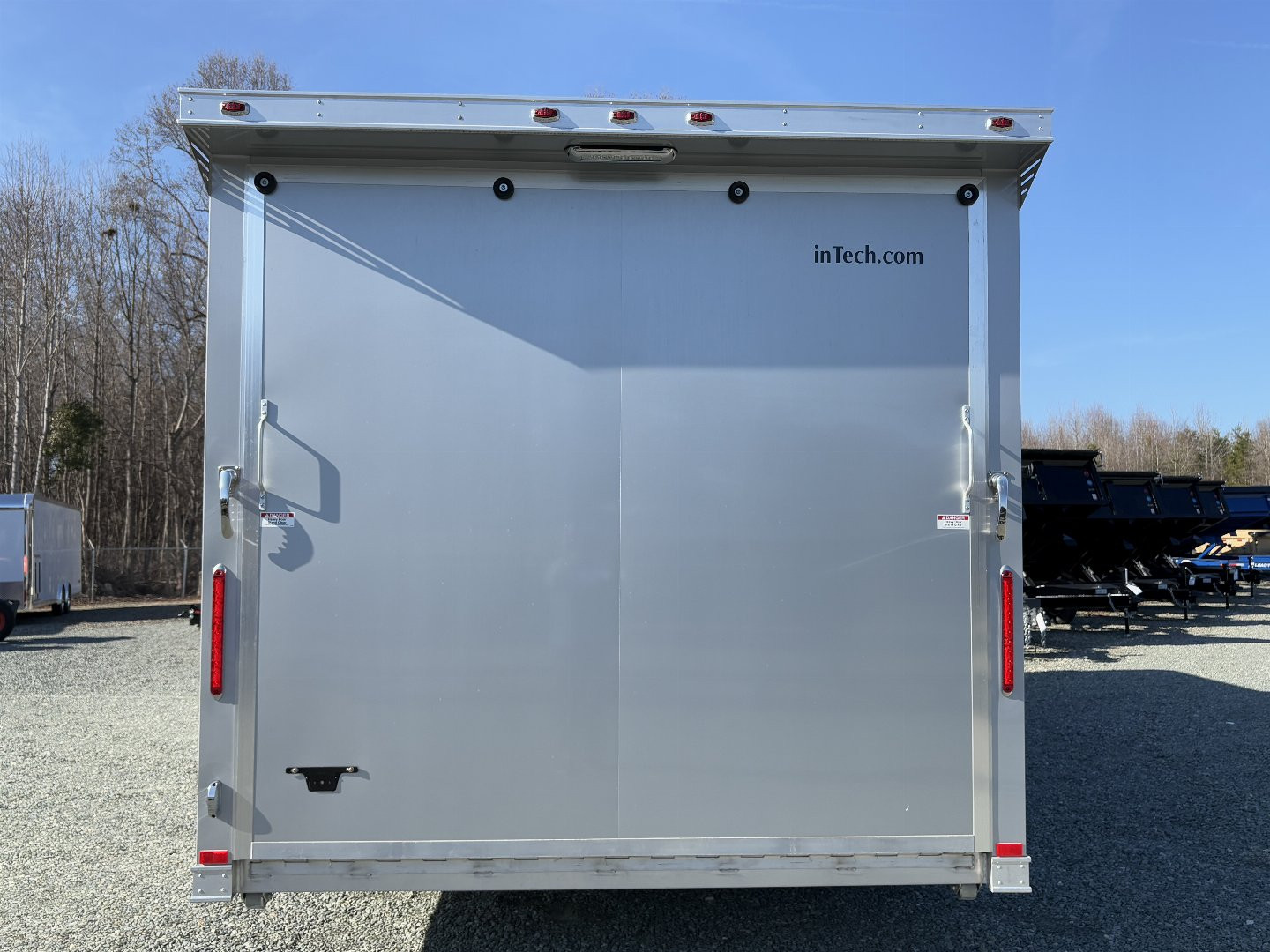 New 2025 INTECH TRAILERS 8.5x24 10K Car/Race Trailer With Escape Door