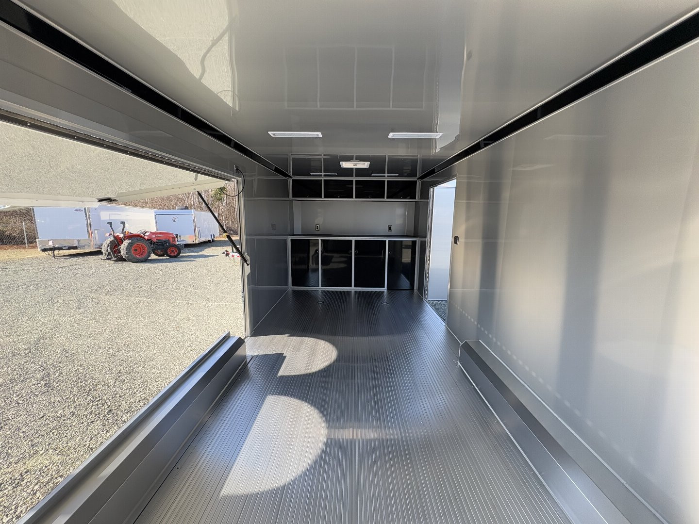 New 2025 INTECH TRAILERS 8.5x24 10K Car/Race Trailer With Escape Door