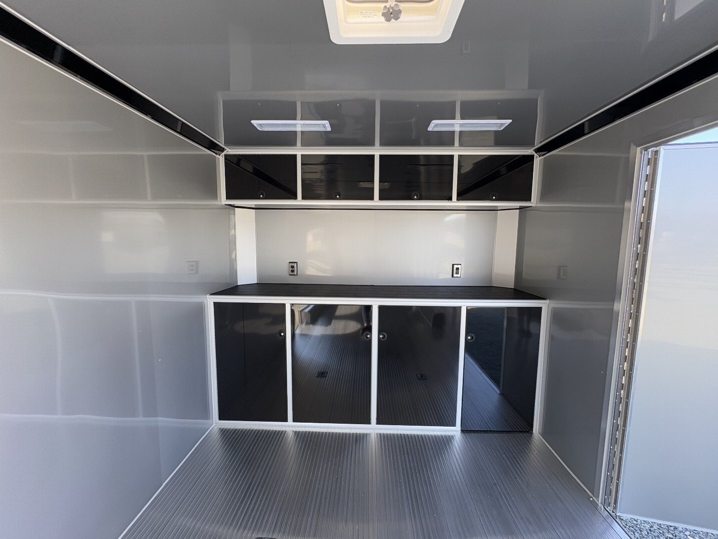 New 2025 INTECH TRAILERS 8.5x24 10K Car/Race Trailer With Escape Door