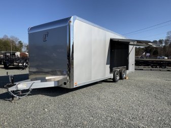 New 2025 INTECH TRAILERS 8.5x24 10K Car/Race Trailer With Escape Door