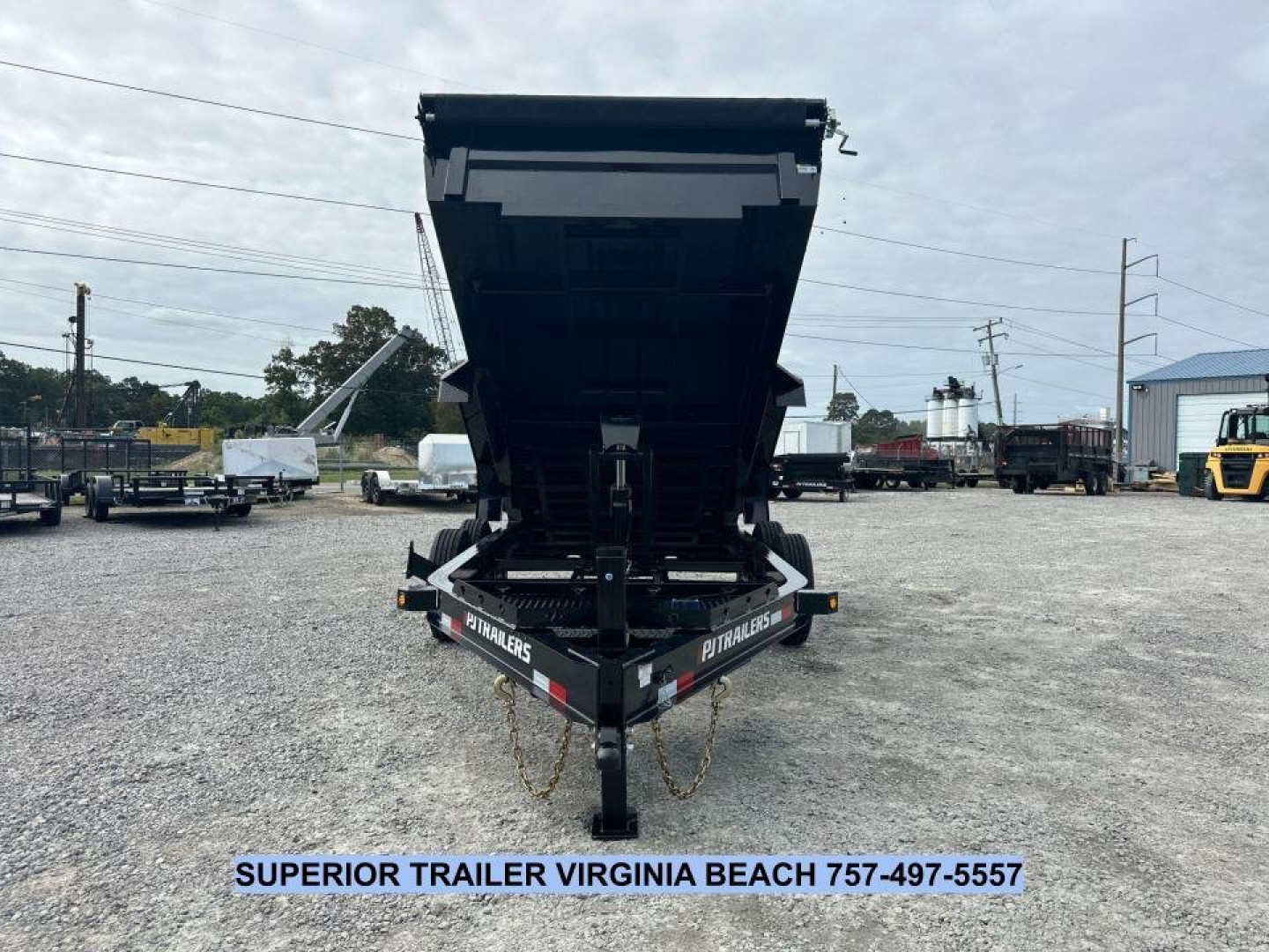 New 2025 PJ Trailers Voyager 7x14 Dump Trailer