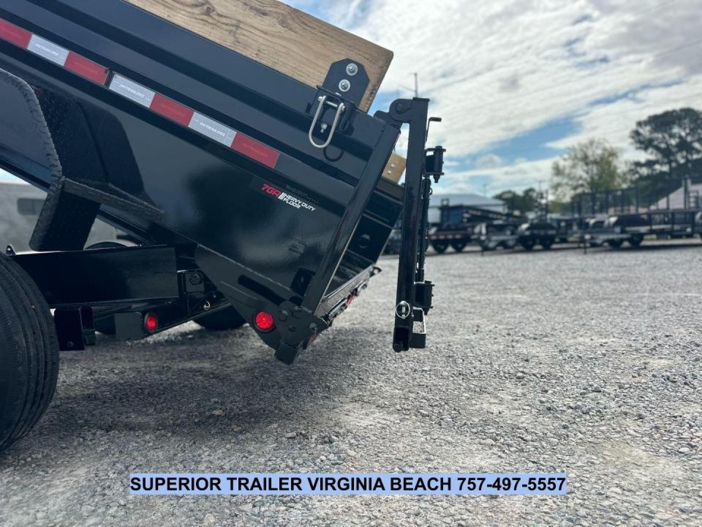 New 2025 PJ Trailers Voyager 7x14 Dump Trailer