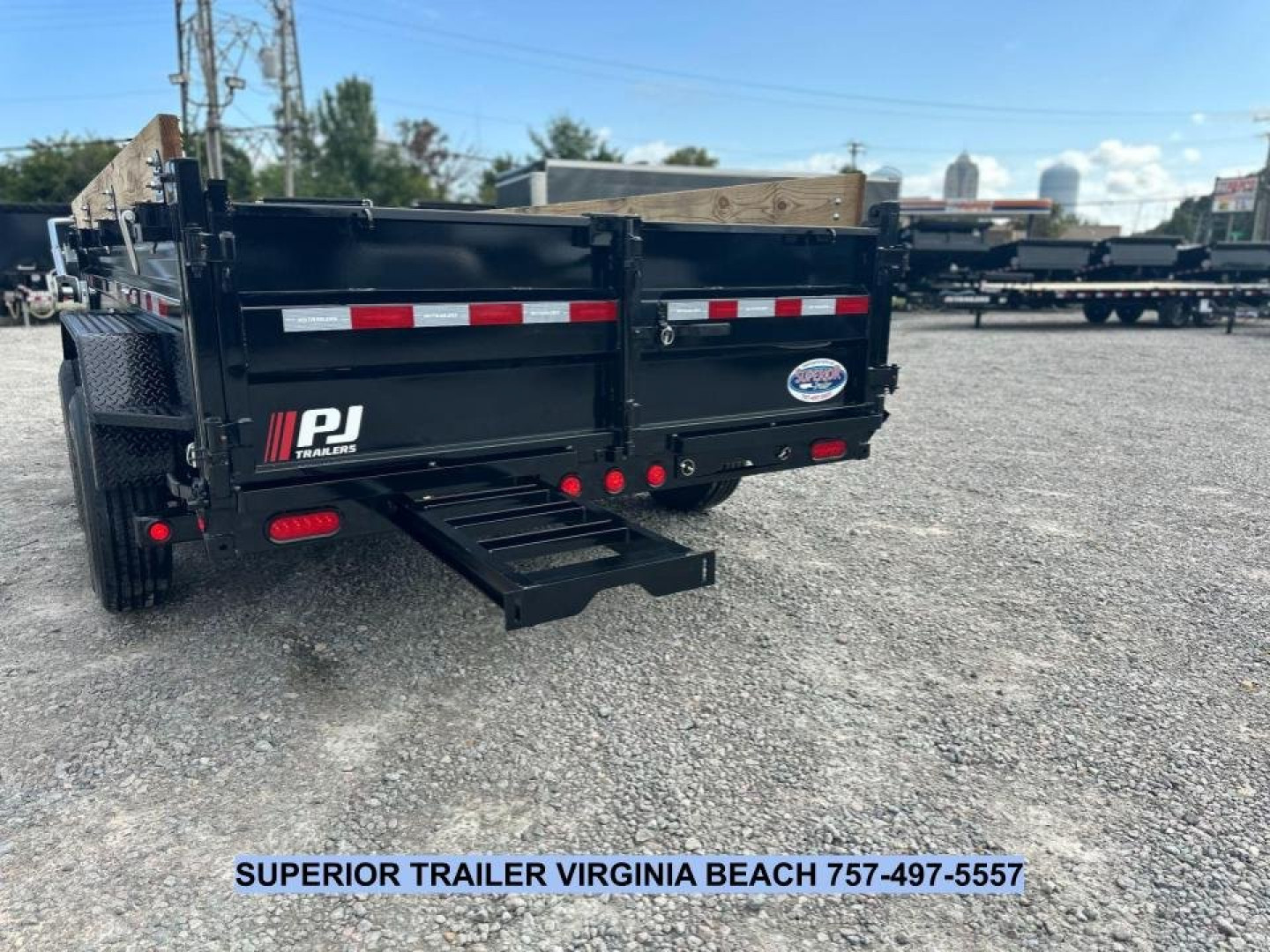 New 2025 PJ Trailers Voyager 7x14 Dump Trailer