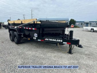 New 2025 PJ Trailers Voyager 7x14 Dump Trailer