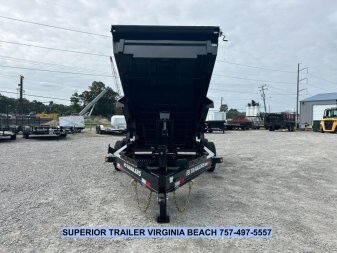New 2025 PJ Trailers Voyager 7x14 Dump Trailer