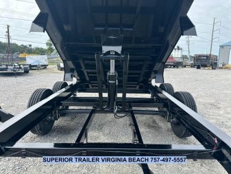 New 2025 PJ Trailers Voyager 7x14 Dump Trailer