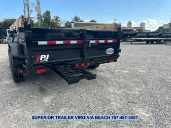 New 2025 PJ Trailers Voyager 7x14 Dump Trailer