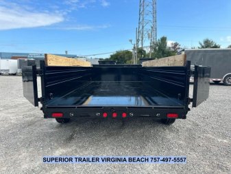 New 2025 PJ Trailers Voyager 7x14 Dump Trailer