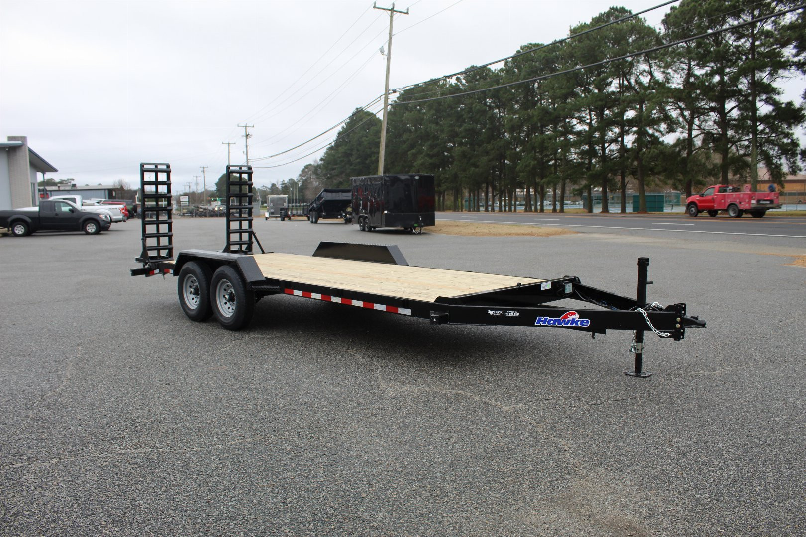 New 2024 HAWKE TRAILERS 20' 14k General Duty Equipment Trailer