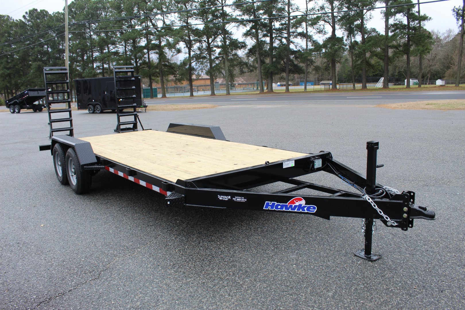 New 2024 HAWKE TRAILERS 18' 10K General Duty Equipment Trailer