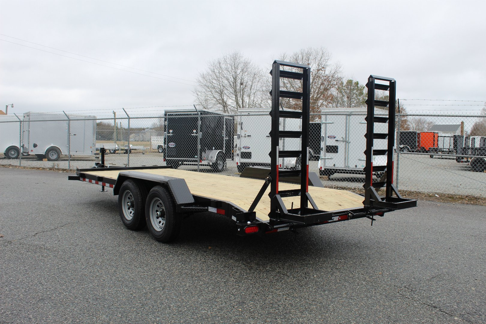 New 2024 HAWKE TRAILERS 18' 10K General Duty Equipment Trailer