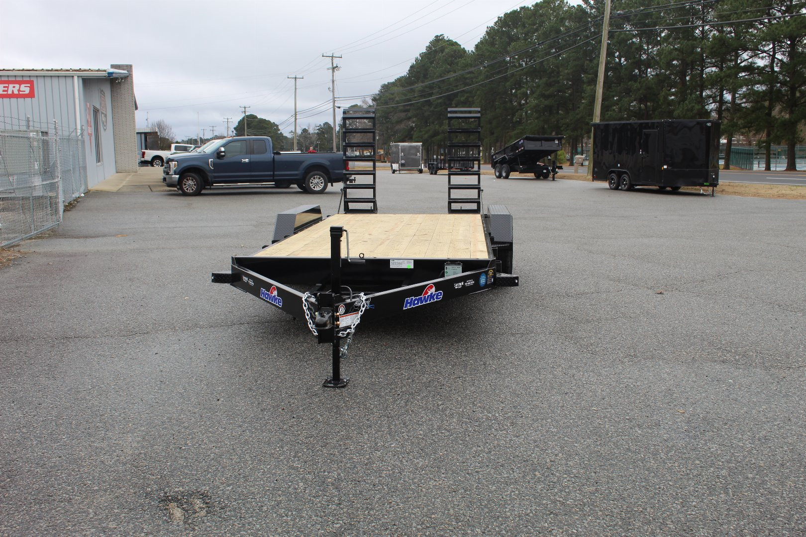 New 2024 HAWKE TRAILERS 18' 10K General Duty Equipment Trailer