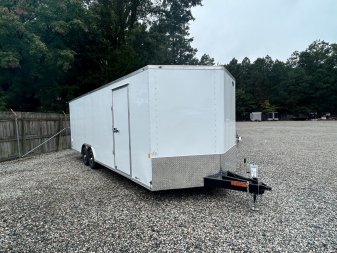 New 2025 CONTINENTAL CARGO 8.5X24 10K Car/ Racing Trailer w/ Rear Wing