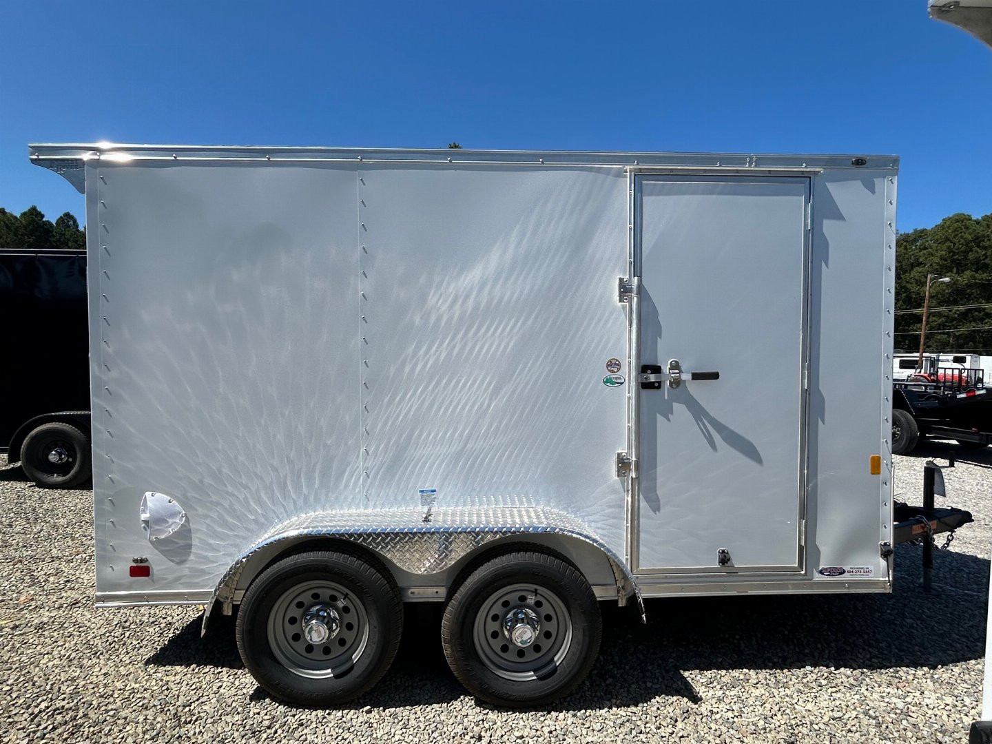 New 2025 CONTINENTAL CARGO 6x12 7K Enclosed w/ Rear Wing & Double Rear Door