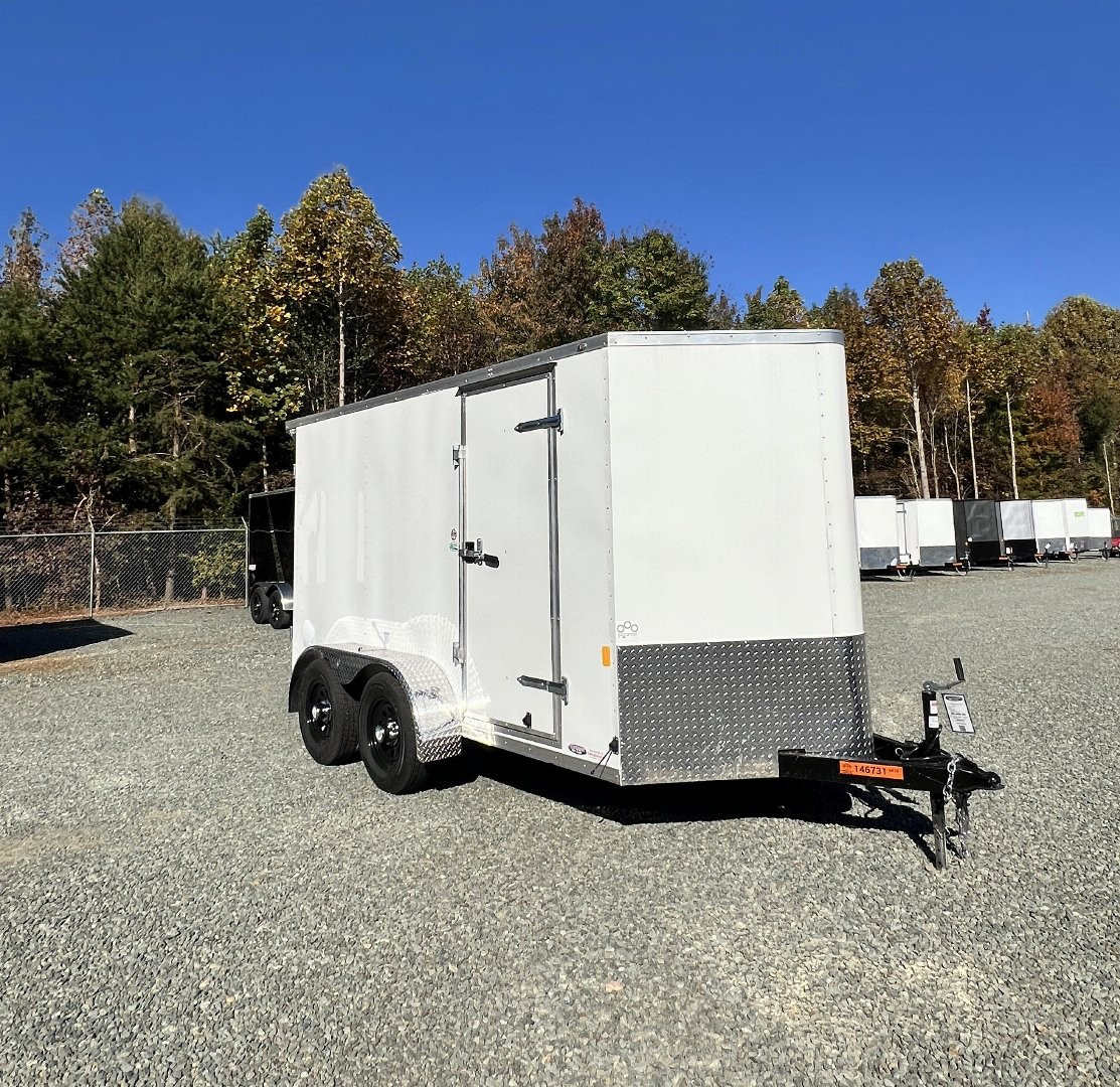 New 2025 CONTINENTAL CARGO 6x12 7K Enclosed w/ Rear Wing & Double Rear Door