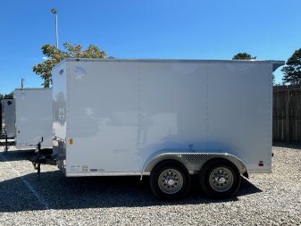 New 2025 CONTINENTAL CARGO 6x12 7K Enclosed w/ Rear Wing & Double Rear Door