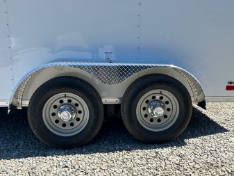 New 2025 CONTINENTAL CARGO 6x12 7K Enclosed w/ Rear Wing & Double Rear Door