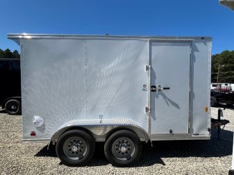 New 2025 CONTINENTAL CARGO 6x12 7K Enclosed w/ Rear Wing & Double Rear Door