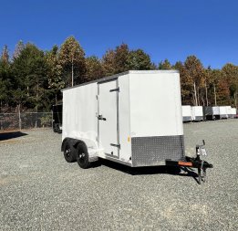New 2025 CONTINENTAL CARGO 6x12 7K Enclosed w/ Rear Wing & Double Rear Door