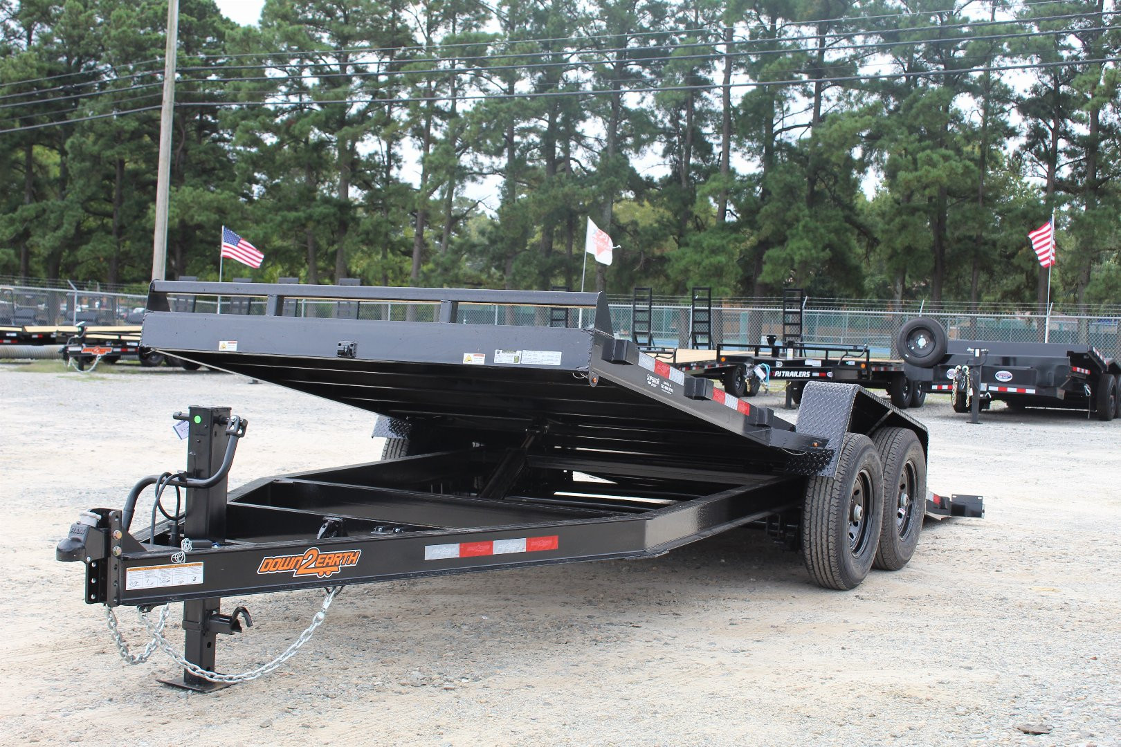 New 2025 DOWN 2 EARTH TRAILERS 20ft Gravity Tilt 14k Tilt Trailer