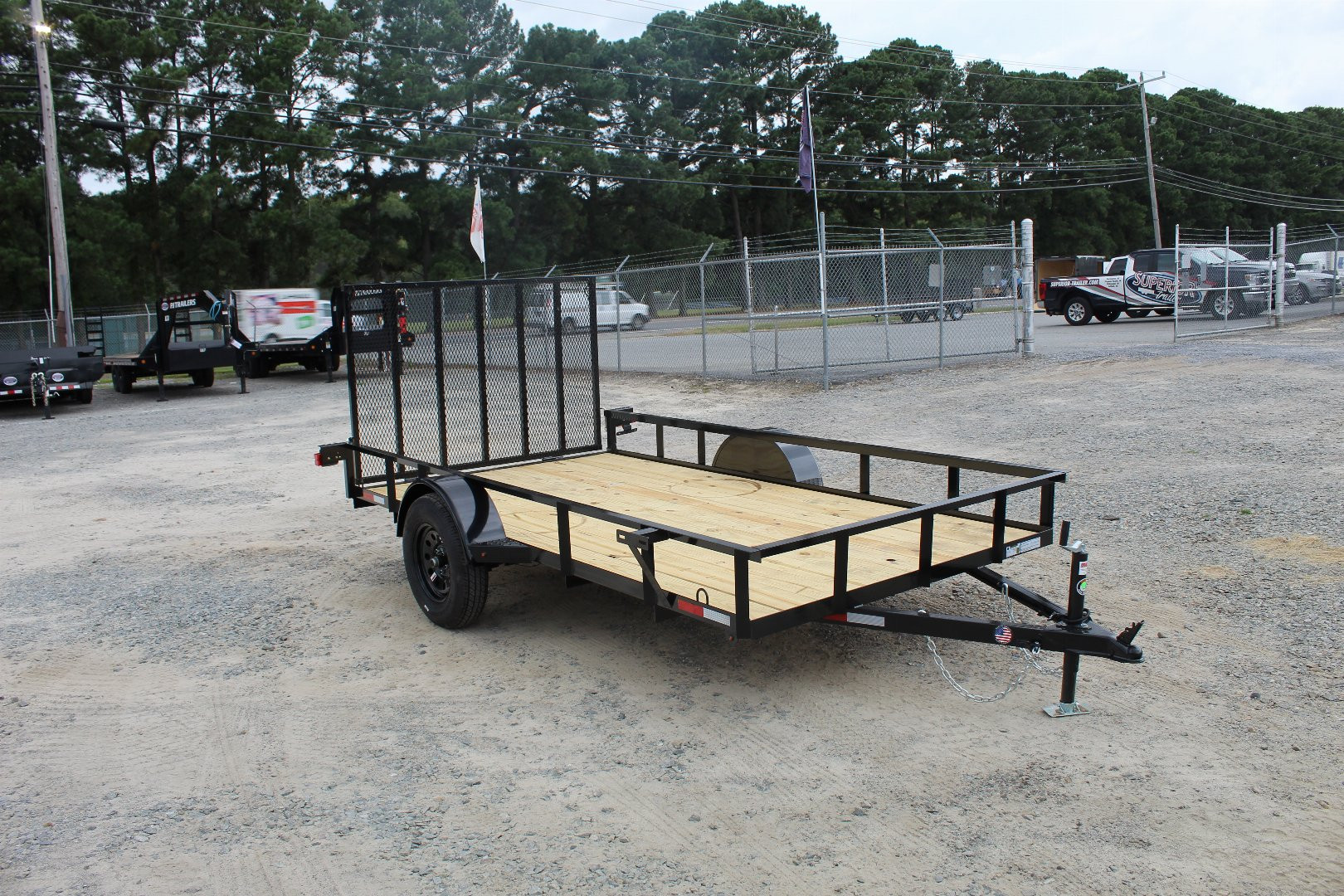 New 2025 DOWN 2 EARTH TRAILERS 6x12 w/ Gate Utility Trailer