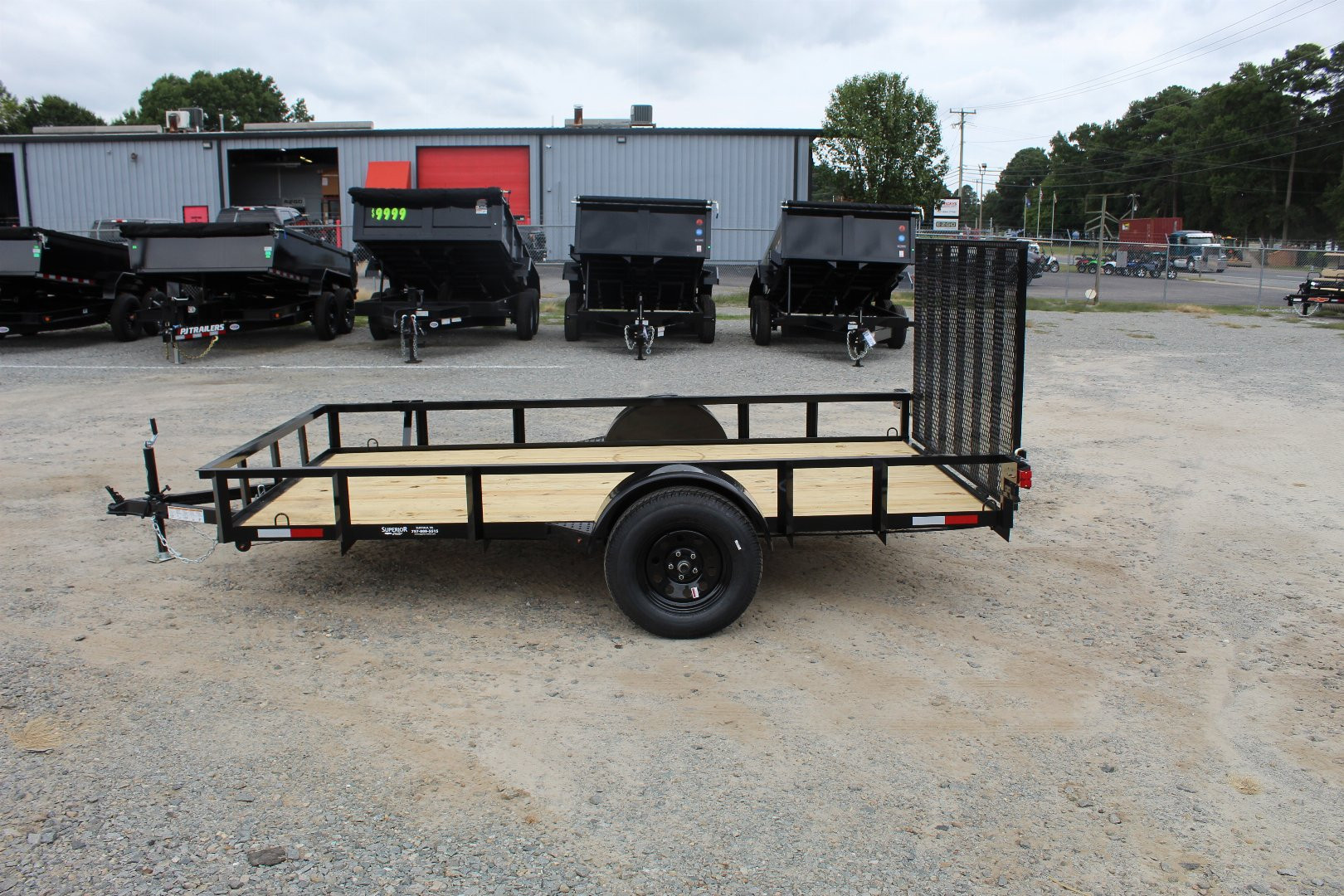 New 2025 DOWN 2 EARTH TRAILERS 6x12 w/ Gate Utility Trailer