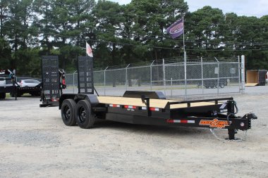 New 2025 DOWN 2 EARTH TRAILERS 20ft 16K w/ Fold Up Ramps Equipment Trailer