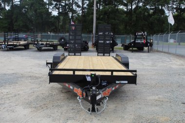 New 2025 DOWN 2 EARTH TRAILERS 20ft 16K w/ Fold Up Ramps Equipment Trailer