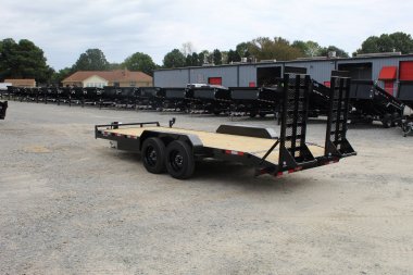 New 2025 DOWN 2 EARTH TRAILERS 20ft 16K w/ Fold Up Ramps Equipment Trailer