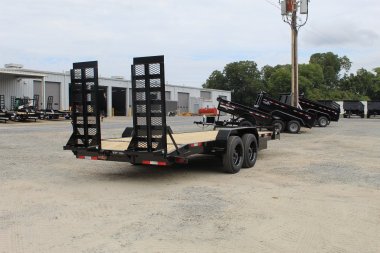 New 2025 DOWN 2 EARTH TRAILERS 20ft 16K w/ Fold Up Ramps Equipment Trailer