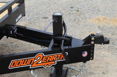 New 2025 DOWN 2 EARTH TRAILERS 20ft 16K w/ Fold Up Ramps Equipment Trailer