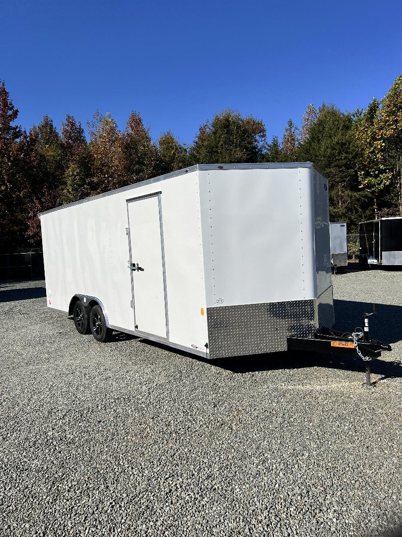 New 2025 CONTINENTAL CARGO 8.5X20 7K Car / Racing Trailer w/ Rear Wing