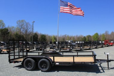 New 2024 TEXAS BRAGG TRAILERS 16LD w/ Gate Utility Trailer