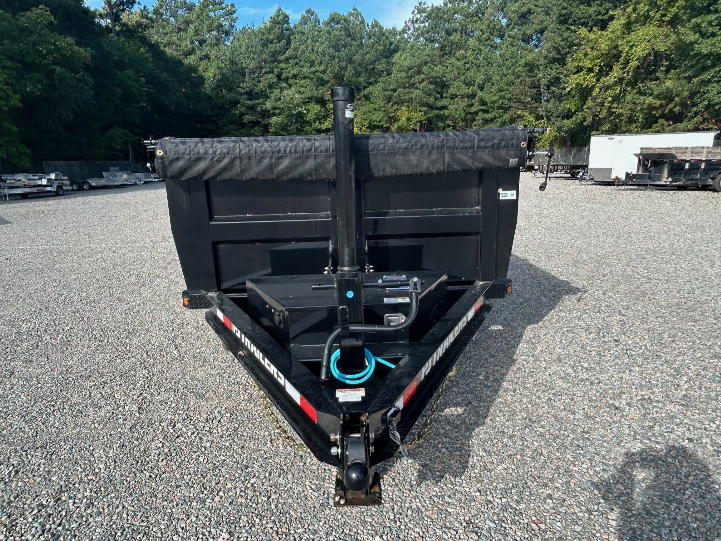 New 2025 PJ TRAILERS 7X14 DT 14K Low Pro Telescopic Dump Trailer