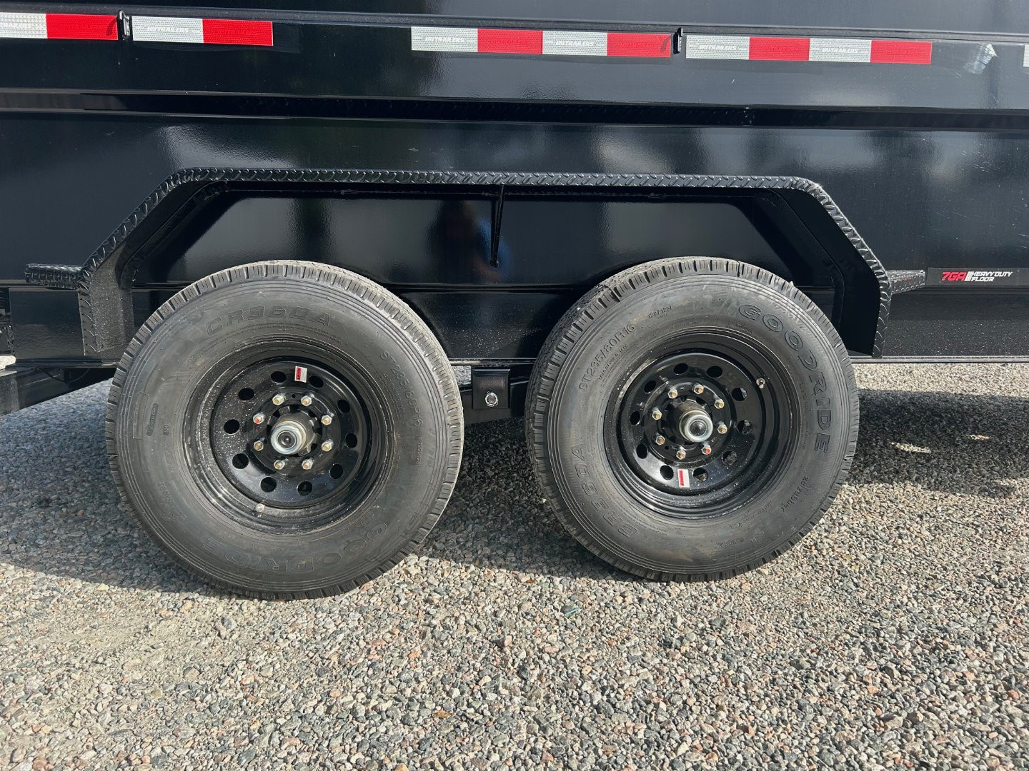 New 2025 PJ TRAILERS 7X14 DT 14K Low Pro Telescopic Dump Trailer
