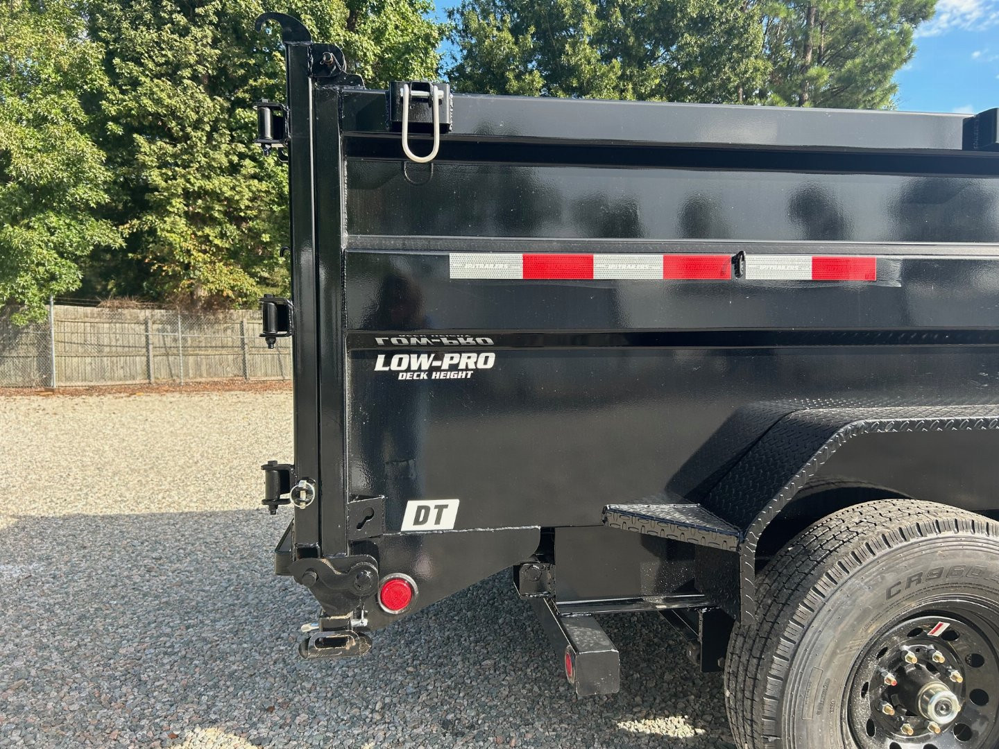 New 2025 PJ TRAILERS 7X14 DT 14K Low Pro Telescopic Dump Trailer