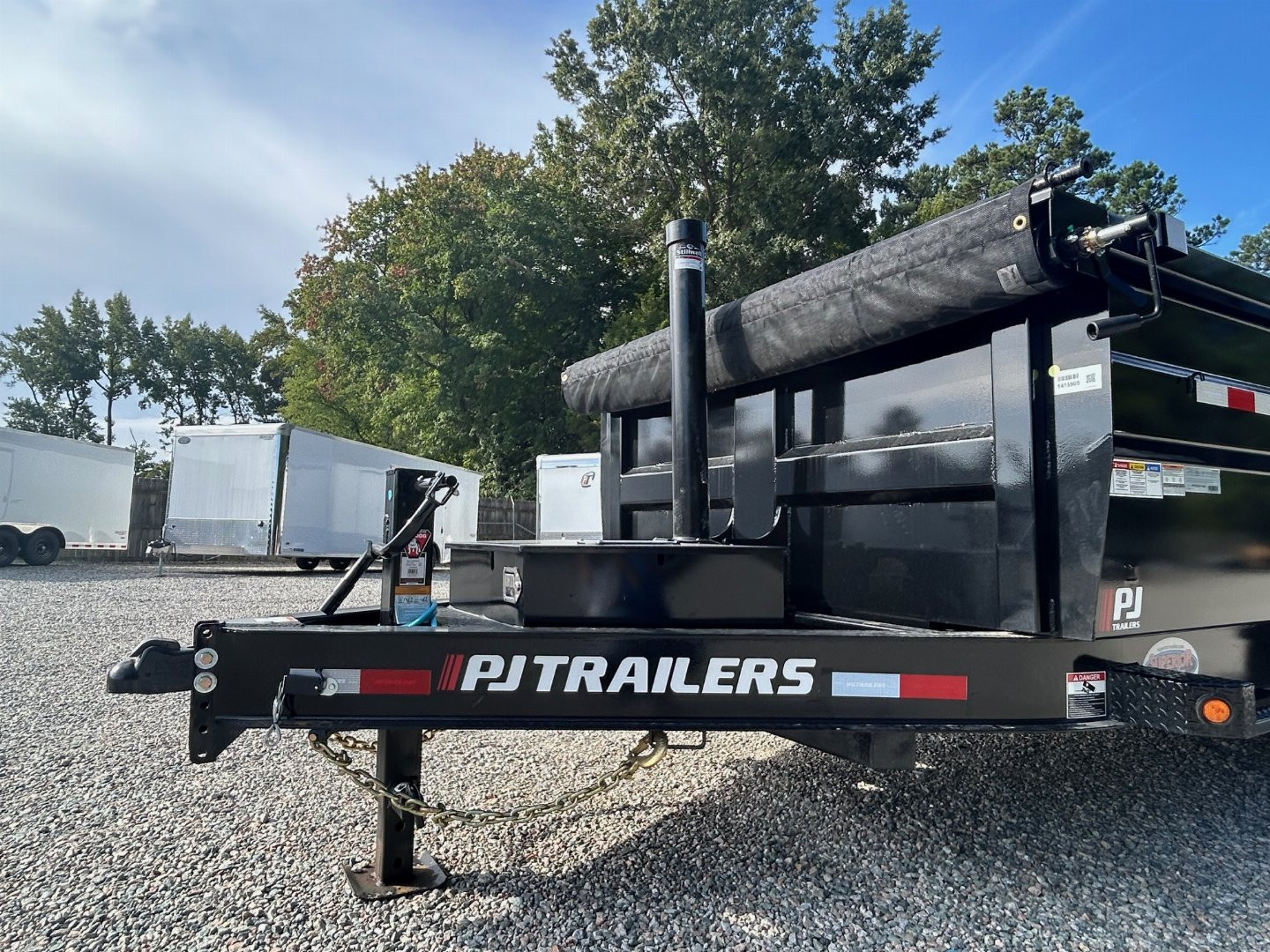 New 2025 PJ TRAILERS 7X14 DT 14K Low Pro Telescopic Dump Trailer