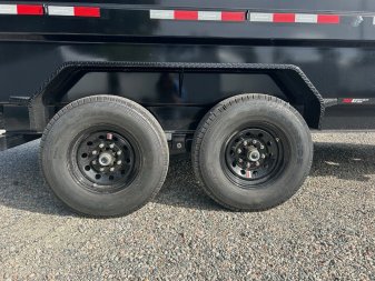 New 2025 PJ TRAILERS 7X14 DT 14K Low Pro Telescopic Dump Trailer
