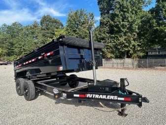 New 2025 PJ TRAILERS 7X14 DT 14K Low Pro Telescopic Dump Trailer