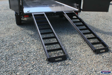 New 2025 HAWKE TRAILERS 6X12 10K Dump w/ Spreader Gate Ramps and Tarp